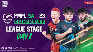 [NP] 2023 PMPL South Asia Championship League Stage Day 1 | Spring | Hunt For Victory