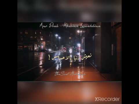 حالات واتس عمرو دياب خلينا لوحدينا  