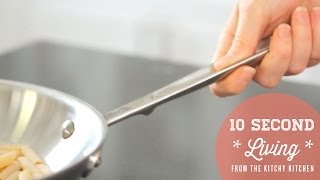 How to Flip in a Frying Pan // 10 Second Living