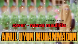 SHOLAWAT LIRIK - Ainul Uyun cover by nazwa maulidia terbaru !!!