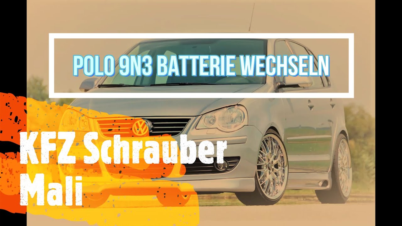 Autobatterie wechseln – VW Polo 