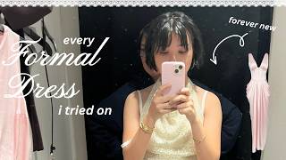 formal dresses i tried but didn't buy ♡ // kookaï, house of cb, forever new + more