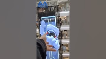 Indoor Transparent 3D LED Display Screen#ledscreen #leddisplay #ledwall #leddisplayscreen