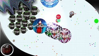 Agar.io FFA SOLO TAKEOVER SERVER FROM SLOW TEAMERS!