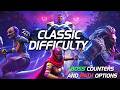 Classic Difficulty All Paths and Bosses Counters and Options Guide | Marvel Contest of Champions