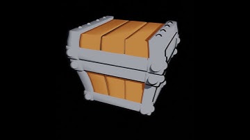 Stylized 3D Treasure Chest