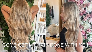 GET MY HAIR DONE WITH ME👱🏼‍♀️ | All the info on my hair & what I get | Lucinda Strafford