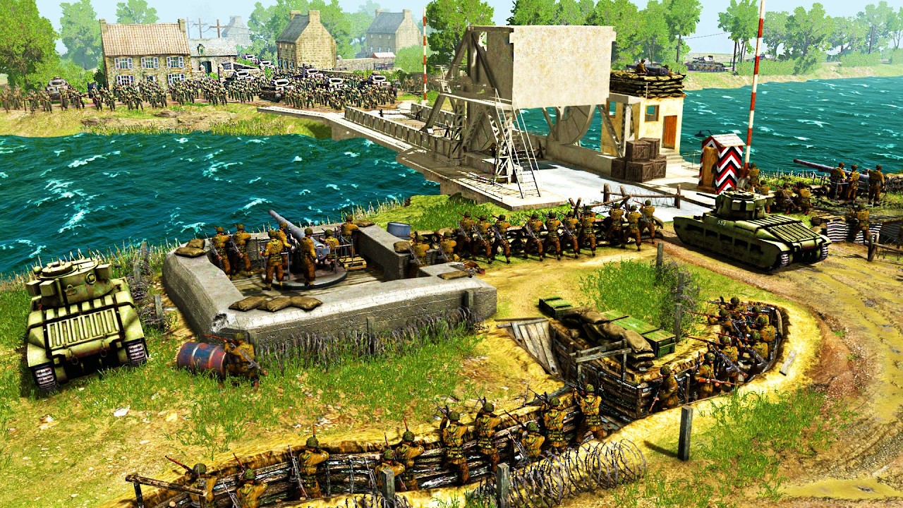 Can WW2 British Army Hold PEGASUS BRIDGE vs German Army