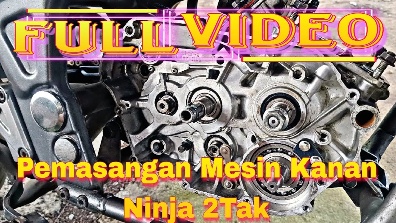 Urutan Pemasangan Mesin Kanan Ninja RR / R ‼️