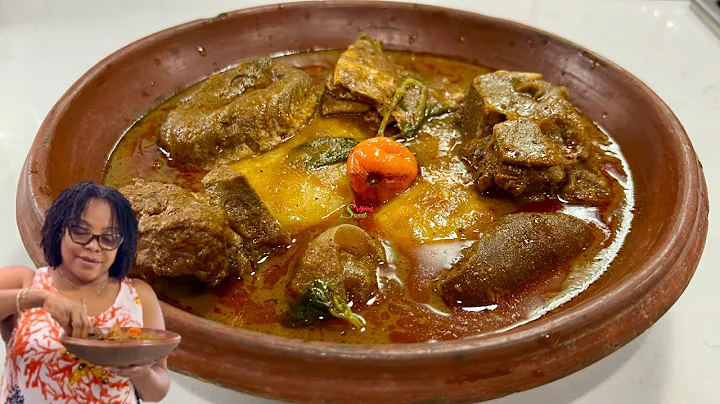 Cook A Delicious Ghanaian Fufu With Palmnut Soup With Me, Very Easy & Tasty Recipe