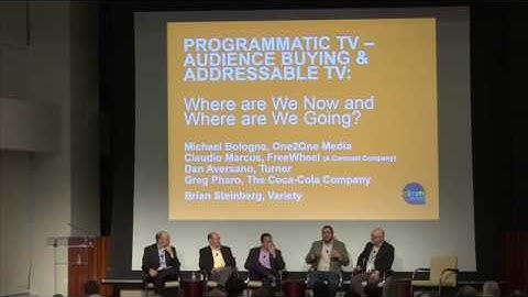 Programmatic TV - Audience Buying & Addressable TV: Where are we now and where are we going?