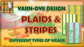 Chapter 6. HOW TO DO PLAIDS AND STRIPES IN PHOTOSHOP. Part II- DIFFERENT TYPES OF WEAVE