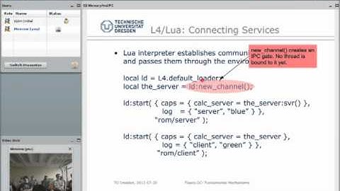 IPC, Memory and L4Re