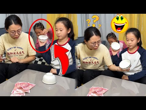我怀疑他们在作弊,但是我没有证据,又是被女儿们拿捏的一天!【大然和淼淼】
