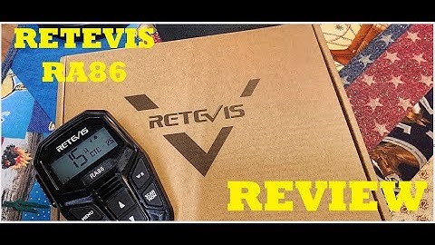 Retevis GMRS RA86 Review - VERY SIMPLE