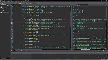 Temperature Conversion Program with User Input (Java)