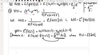 Section 6.4 : Differential Equations with Discontinuous Forcing Function: MATH260