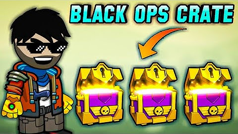 mini militia black ops crate opening