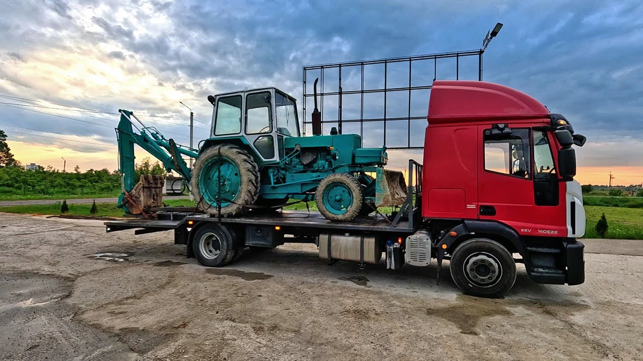 🚛 Доставка погрузчика ЮМЗ-6: Березне – Самбір | Попутно Т-25 з причепом