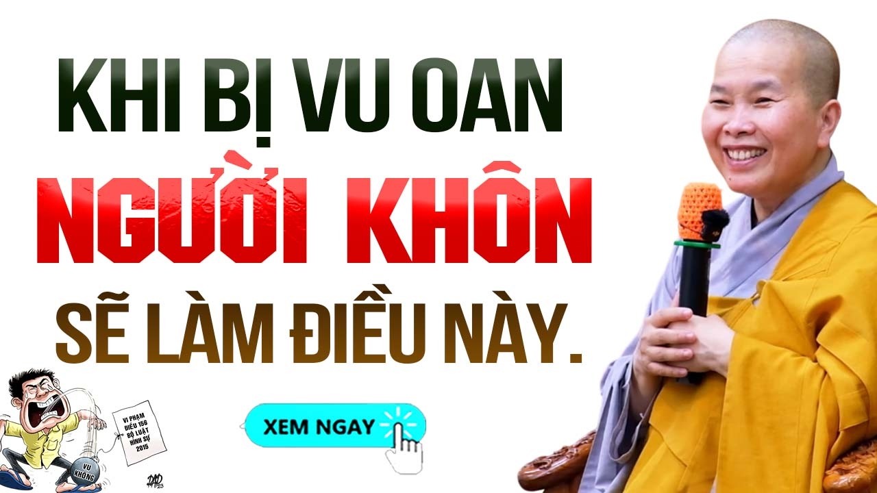 Cách Xử Lí Khôn Ngoan Khi Bị Người Khác Vu Oan Giá Họa | SC. Thích Nữ Như Lan