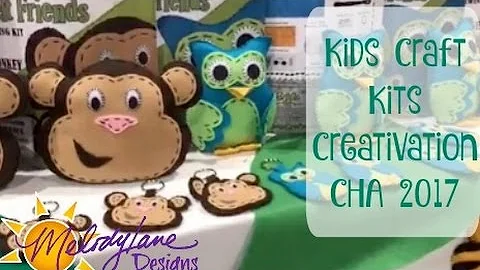 Kids Craft kits Recorded Live #creativation 2017 H...