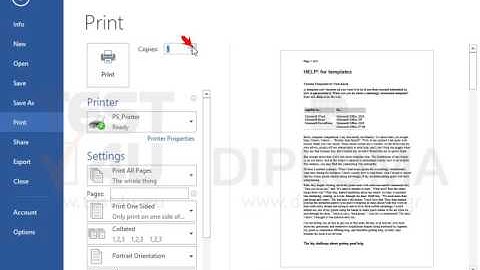 Print the first 2 pages in 5 copies without collation