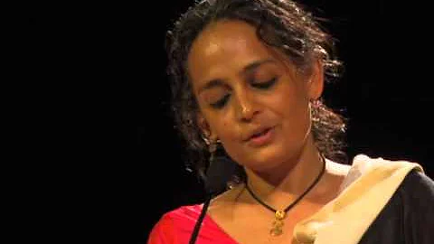 Arundhati Roy with Alice Walker and David Barsamia...