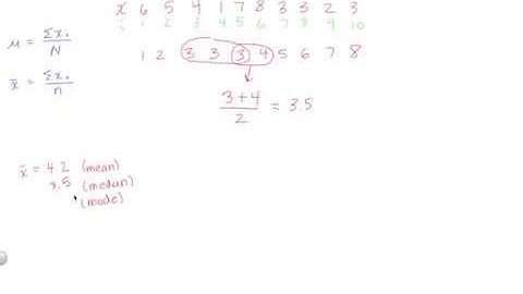 How to Calculate the Mean, Median, and Mode by Hand