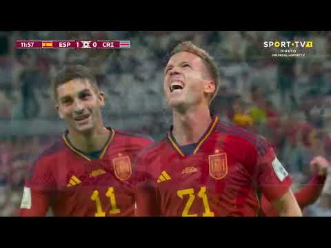 Golo Dani Olmo: Espanha (1)-0 Costa Rica - Mundial 2022 | SPORT TV