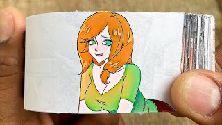 Steve, I'm Stuck Flipbook | Minecraft Anime Cartoon Flip Book #17 | Flip Book Artist 2024