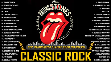 Rolling Stones, Pink Floyd, Queen, ACDC, Metallica, Nirvana, GNR, U2, Aerosmith🔥Classic Rock 80s 90s