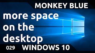 Windows 10: how to tweak the taskbar to autohide when it is not used