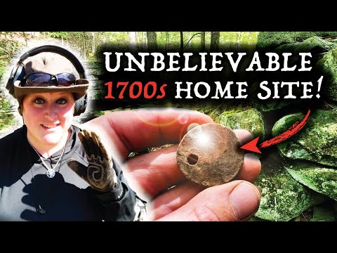 Am I DREAMING?! 1700s Homestead Is ALL LIT UP! Metal Detecting In The Woods Yields OLD COINS & MORE!