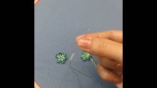 tutorial merangkai payet bentuk bunga #diycrafts #handmadecraftideas #handmadewithlove