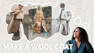 DIY Wool Coat: How to Pattern Draft, Cut and Prep | LYDIA NAOMI