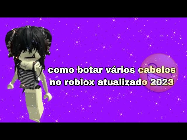 COMO POR DOIS CABELOS NO ROBLOX PELO CELULAR! (2020-2021) 