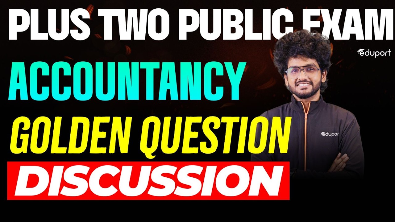 Plus Two Accountancy | Golden questions | Eduport Plus Two