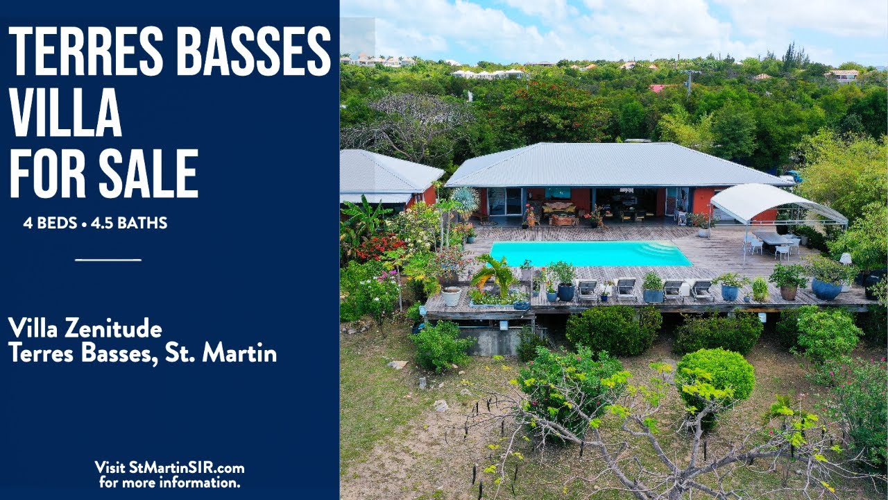 Villa Zenitude in Terres Basses, St. Martin for Sale YouTube