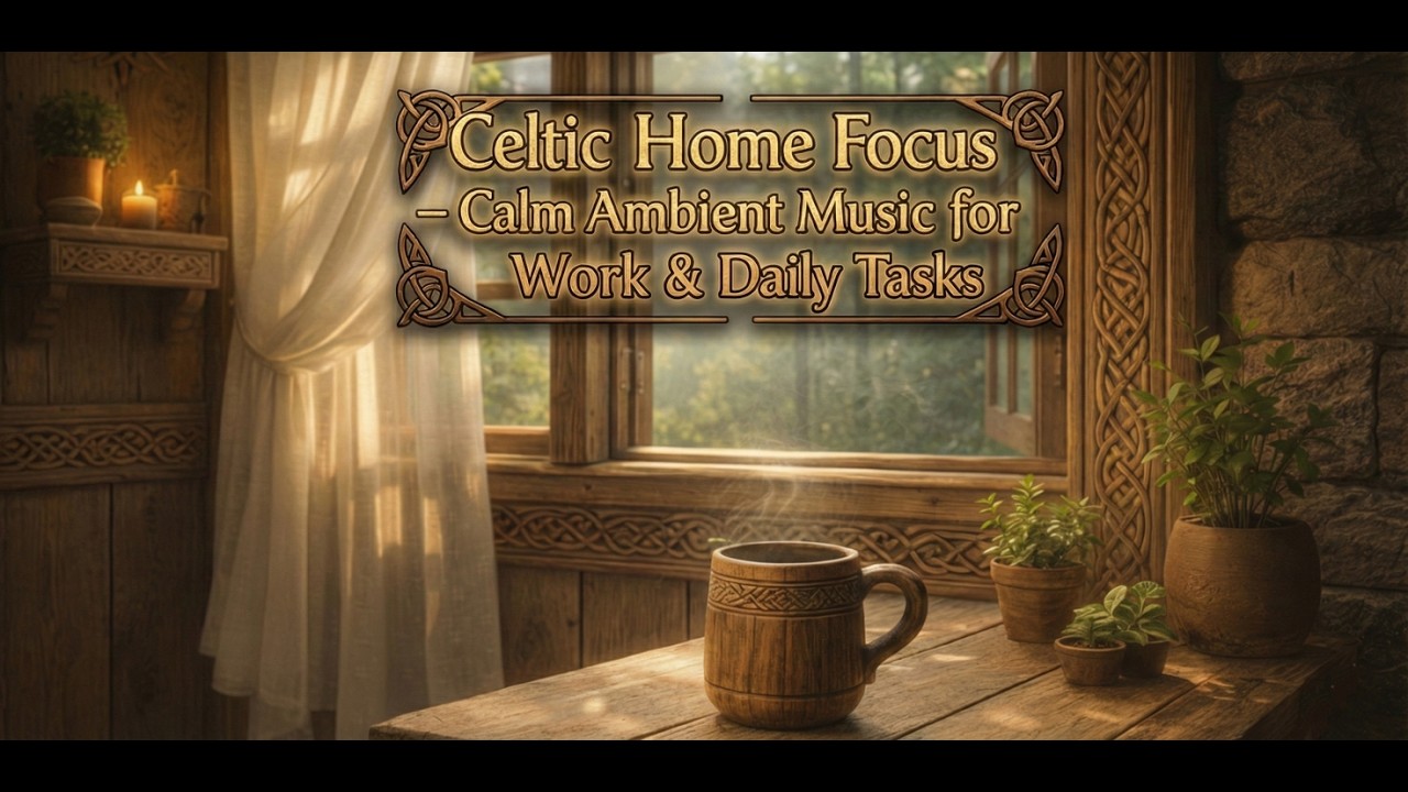 Celtic Home Focus – Calm Ambient Music for Work & Daily Tasks