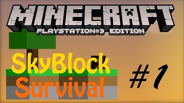Minecraft PS3 SkyBlock Part 1