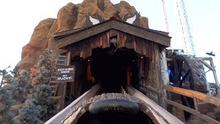 halloween hootenanny on the timber mountain log ride full pov overlay at knott s scary farm 2017
