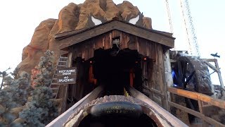 Halloween Hootenanny on the Timber Mountain Log Ride FULL POV overlay at Knott's Scary Farm 2017