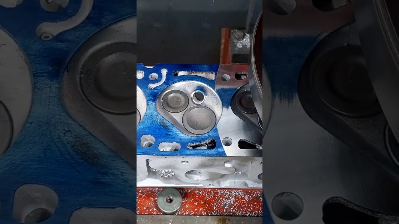 Watch What Happens to This GM 1.4 8V Cylinder Head! #shorts