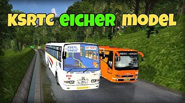 DRIVING KSRTC SUPER DELUXE AIR BUS EICHER MODEL [ BUSSID MALAYALAM ]
