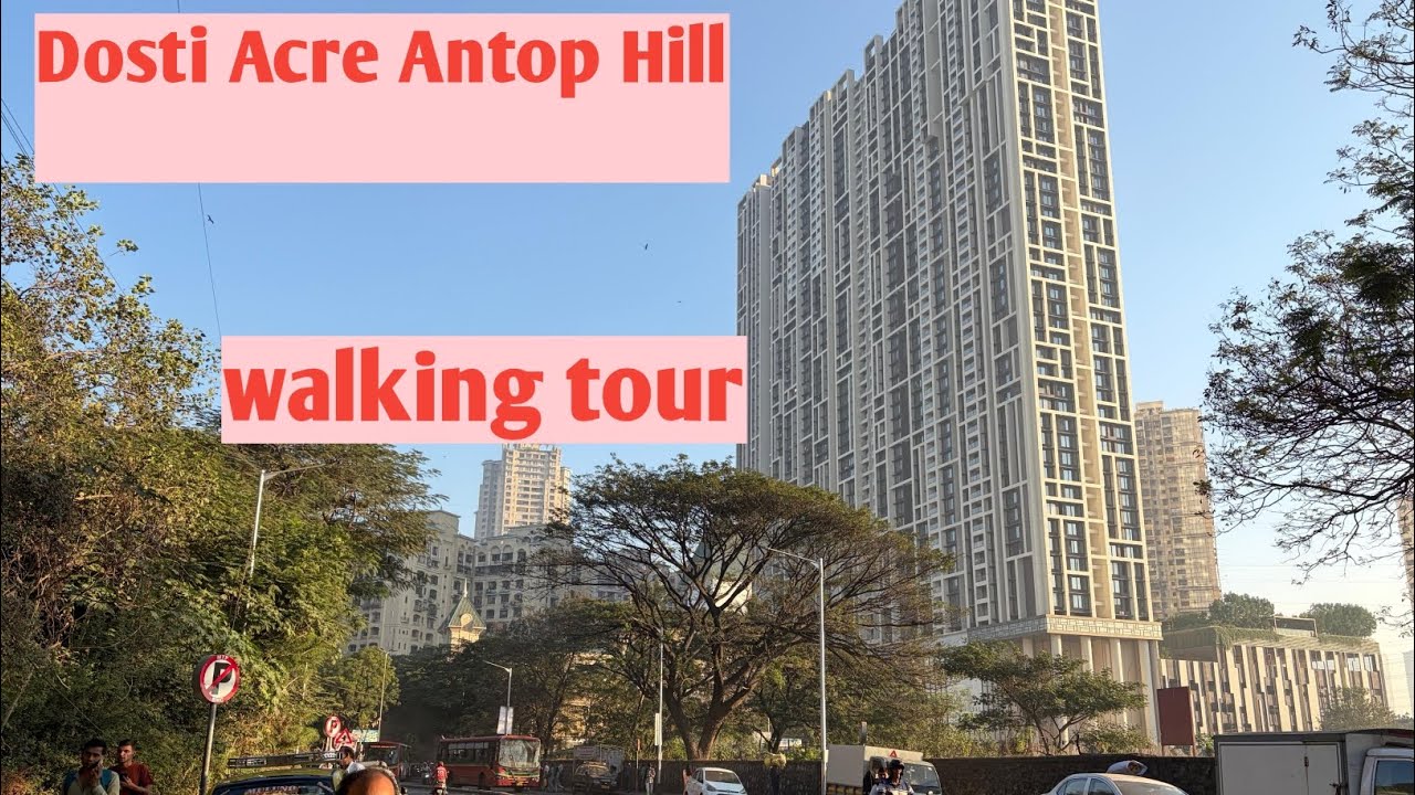 Dosti Acre Posh Colony tour Mumbai.#Mumbai#Streetvlog#dailyvlog