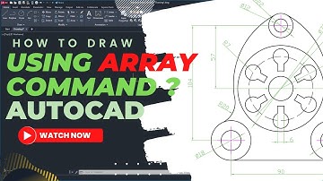 AutoCAD 2D Drawing Using Array Command | HINDI | AutoCAD Basic Tutorial Series | Level 7