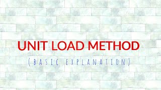 Unit load method-structures(தமிழில்)- simple explanation| habibi CHENNAI