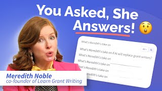 Meredith Noble Answers Grant Writers&#39; Most-Asked Questions | Instrumentl Behind The Scenes