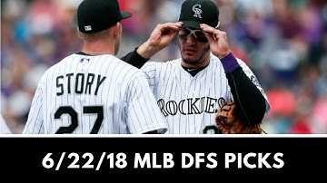 June 22 MLB DFS PICKS