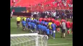 Spain vs Haiti Entrance @ Sun Life Stadium